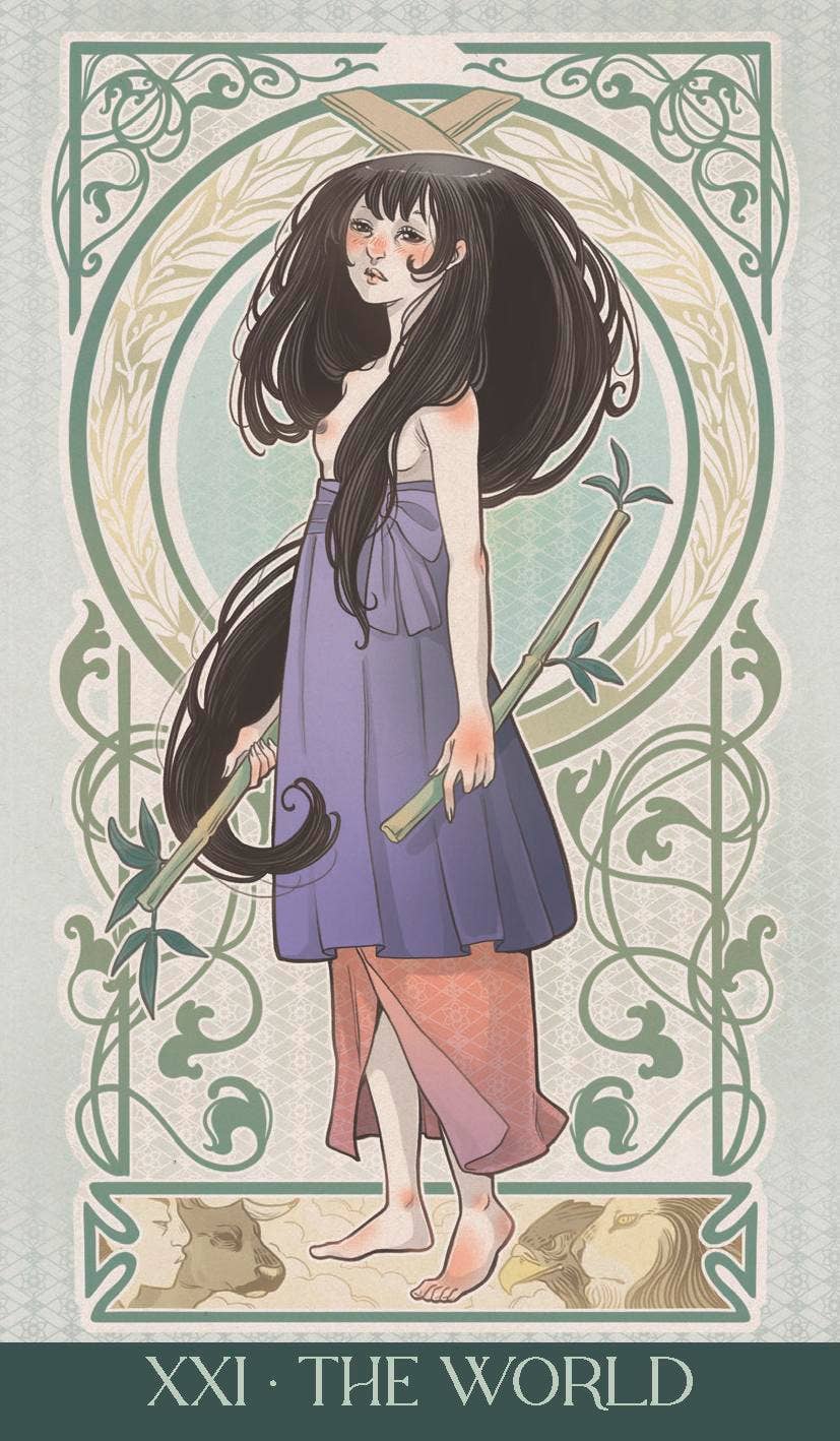 Japanese Art Nouveau Tarot