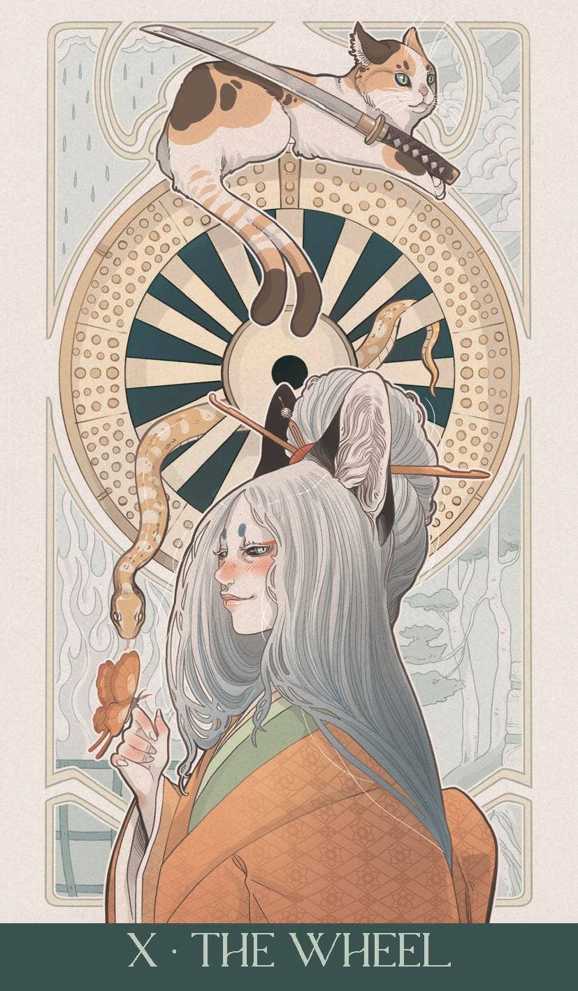 Japanese Art Nouveau Tarot