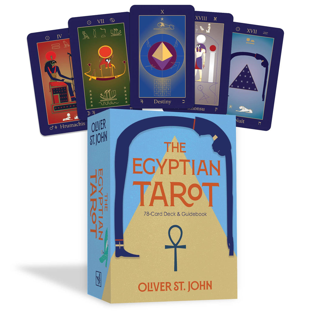 Egyptian Tarot: 78 Full-Color Cards and 154-Pg Book