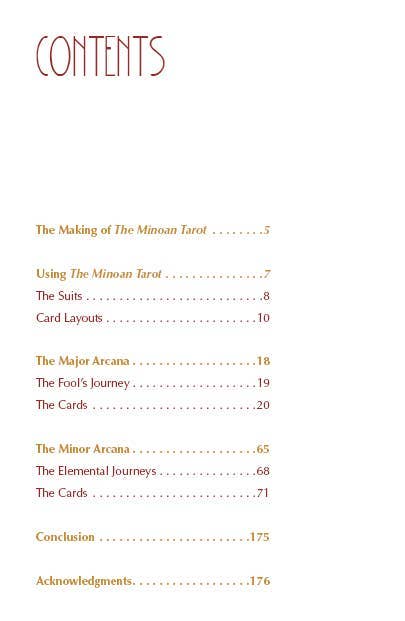 The Minoan Tarot