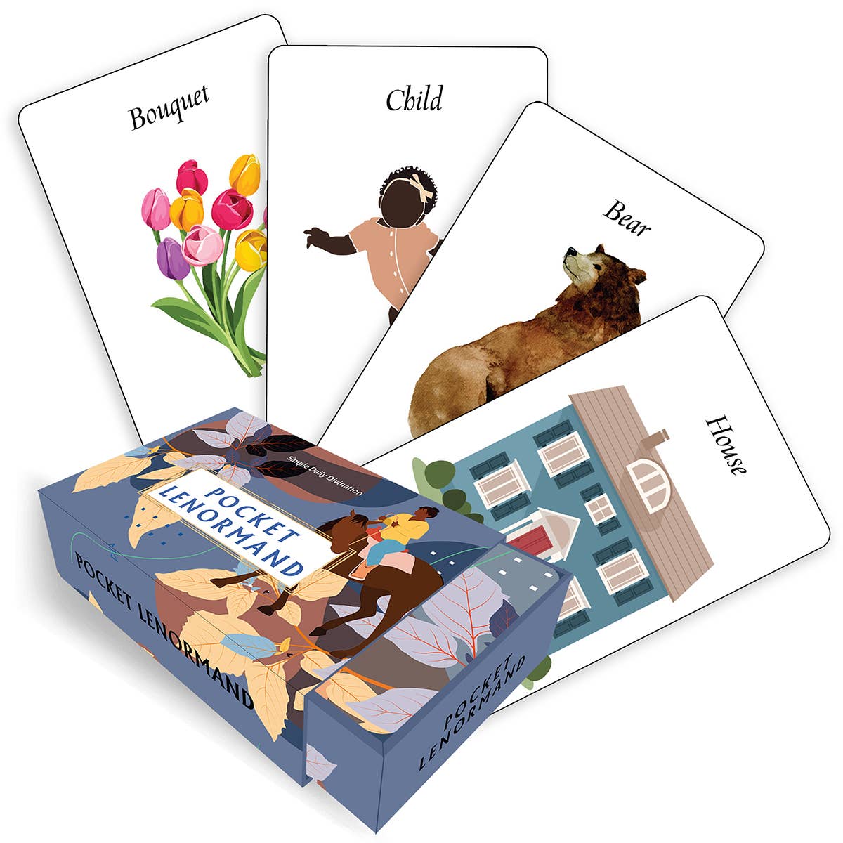 Pocket Lenormand: Simple Daily Divination (40 Mini Cards)