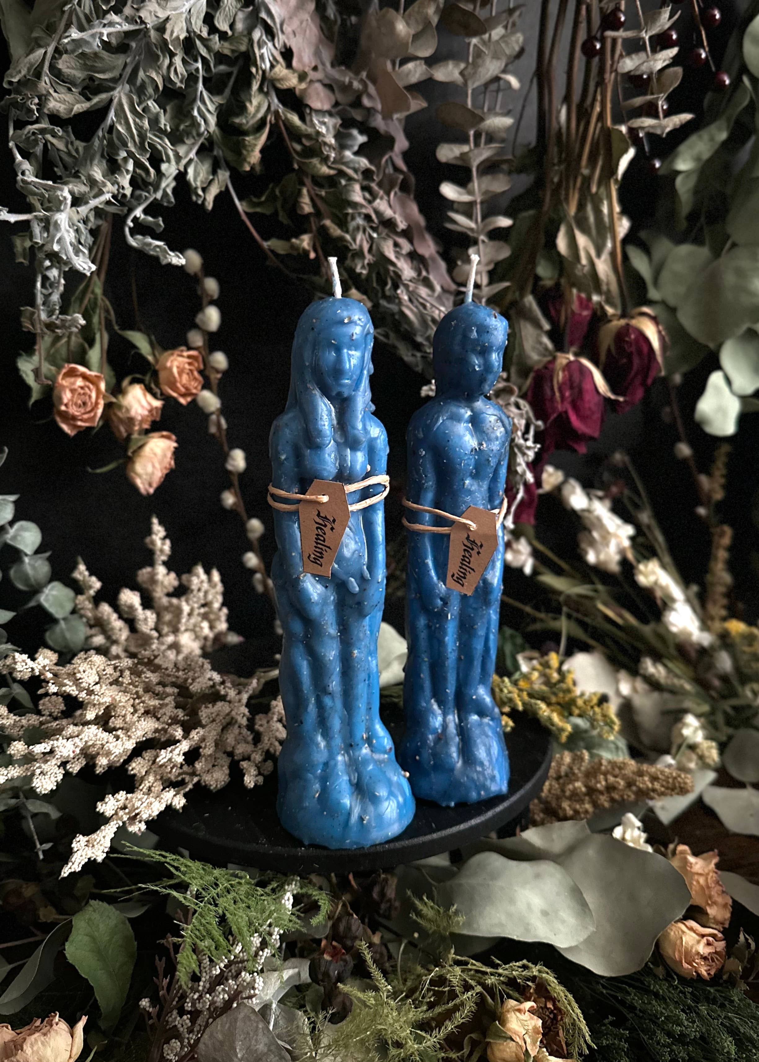 Dressed Human Figure Candles | Intention Candles : Non-Binary / Spiritual Cleansing