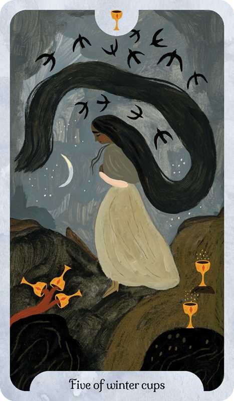 Seasons of the Witch: Winter Tarot by Lorriane Anderson: Flashcards; 208 pages / English