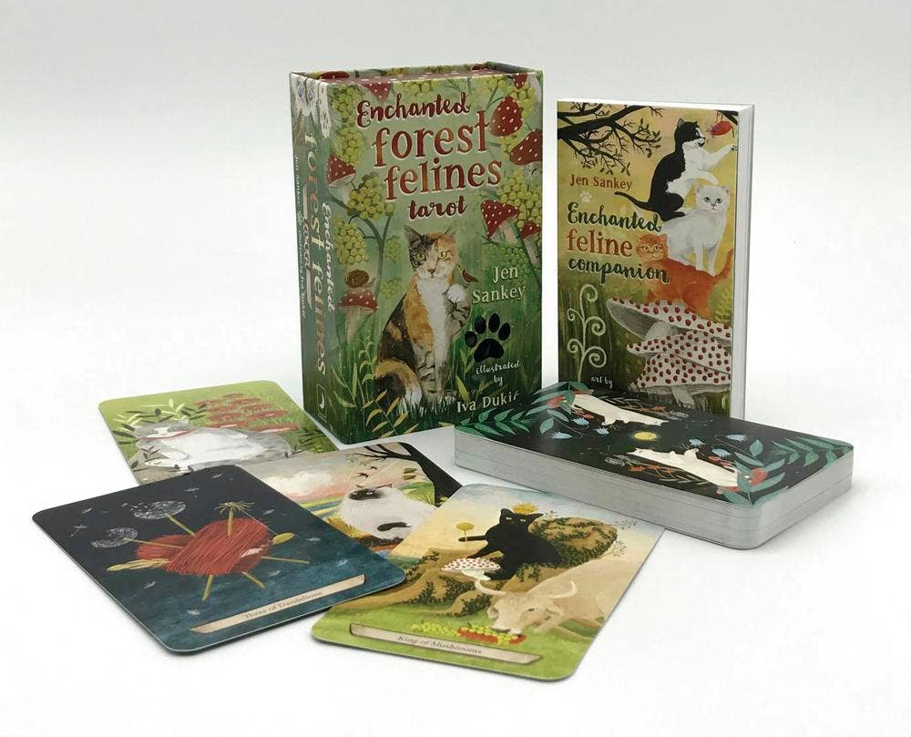 Enchanted Forest Felines Tarot: A RWS-Style Cat Tarot Kit