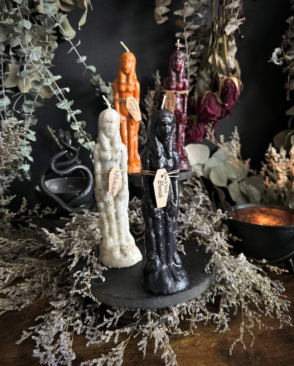 Dressed Human Figure Candles | Intention Candles : Non-Binary / Spiritual Cleansing