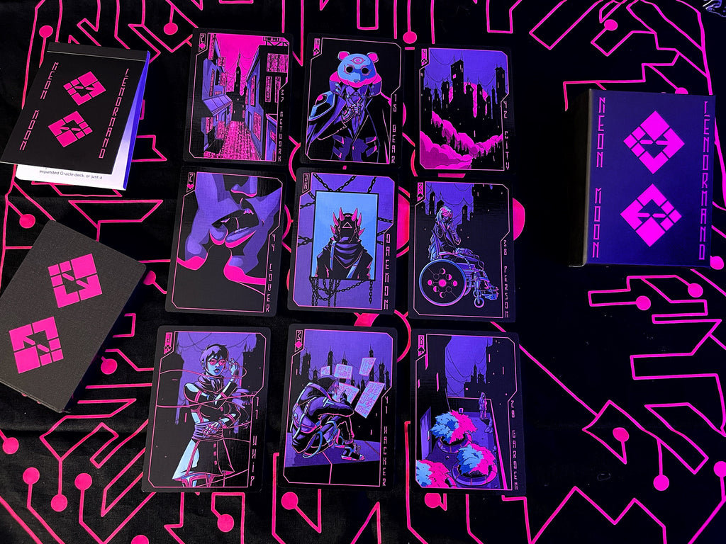 Neon Moon Lenormand