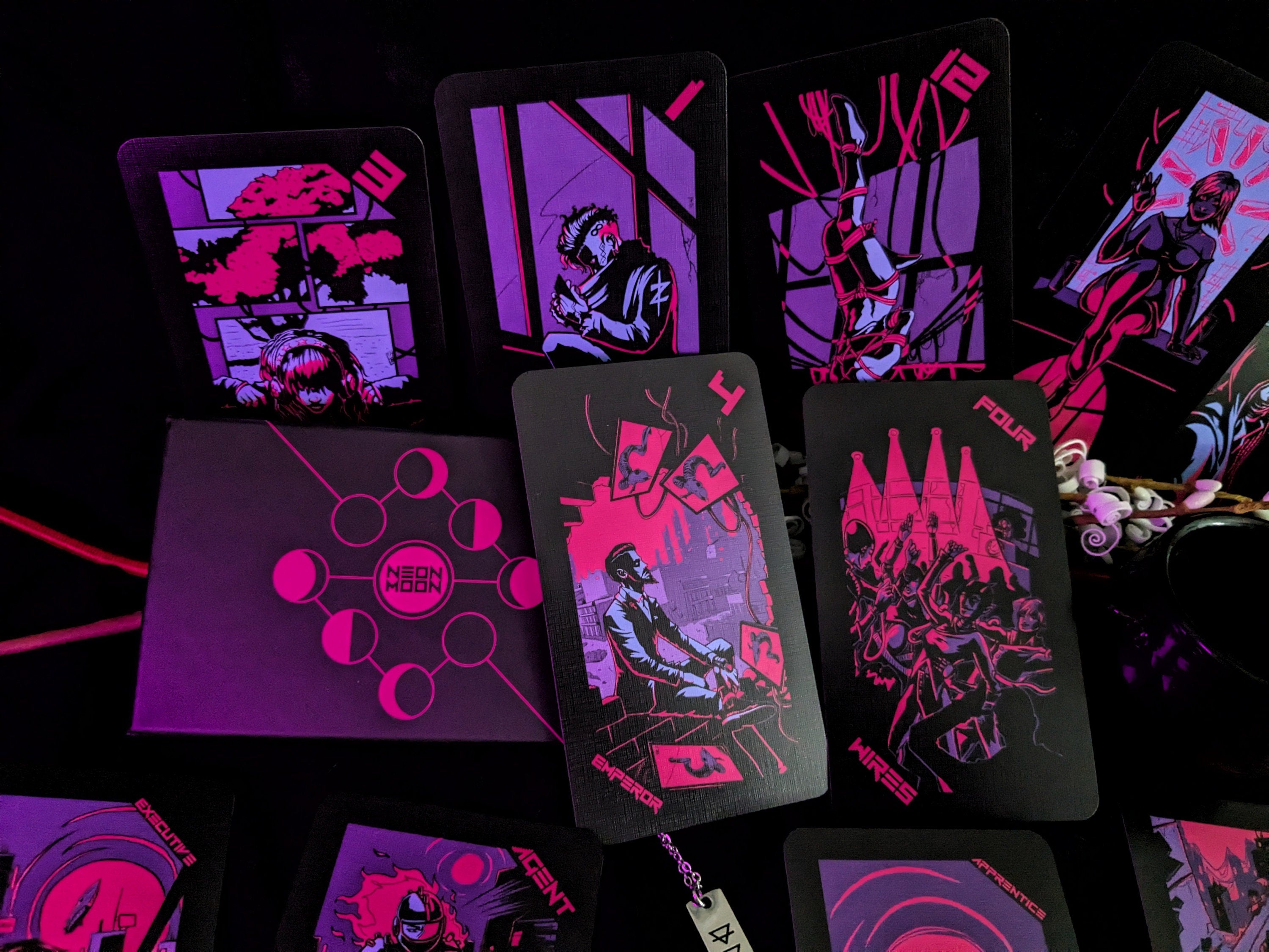 Neon Moon Tarot